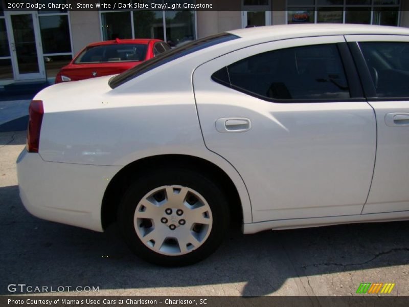 Stone White / Dark Slate Gray/Light Graystone 2007 Dodge Charger