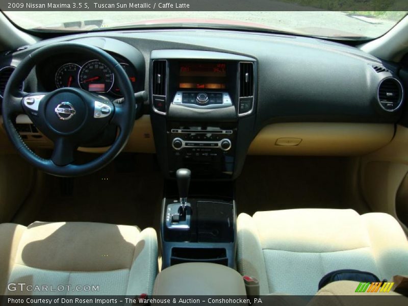 Tuscan Sun Metallic / Caffe Latte 2009 Nissan Maxima 3.5 S