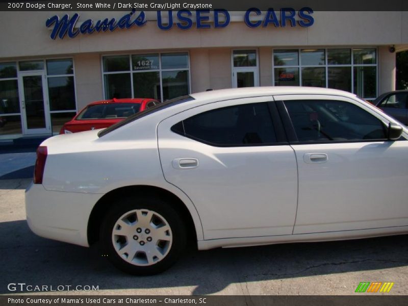 Stone White / Dark Slate Gray/Light Graystone 2007 Dodge Charger