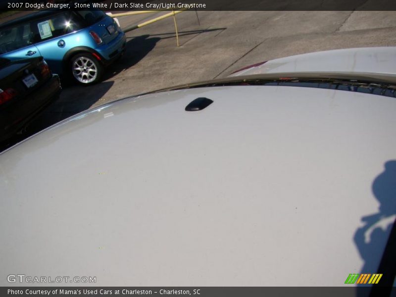 Stone White / Dark Slate Gray/Light Graystone 2007 Dodge Charger