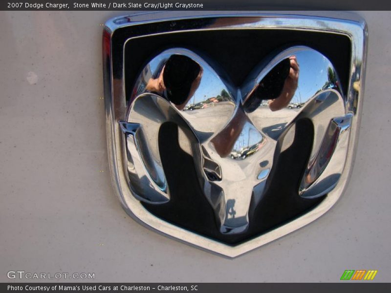 Stone White / Dark Slate Gray/Light Graystone 2007 Dodge Charger
