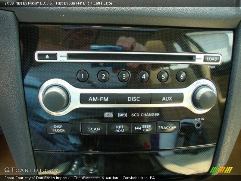 Tuscan Sun Metallic / Caffe Latte 2009 Nissan Maxima 3.5 S