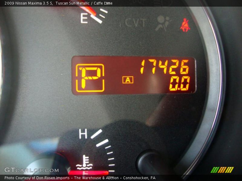 Tuscan Sun Metallic / Caffe Latte 2009 Nissan Maxima 3.5 S
