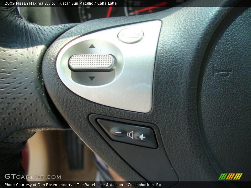 Tuscan Sun Metallic / Caffe Latte 2009 Nissan Maxima 3.5 S