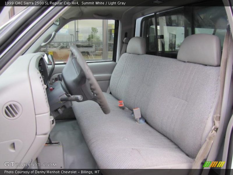 Summit White / Light Gray 1999 GMC Sierra 2500 SL Regular Cab 4x4