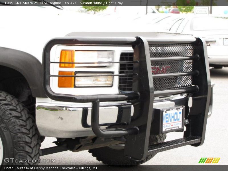 Summit White / Light Gray 1999 GMC Sierra 2500 SL Regular Cab 4x4