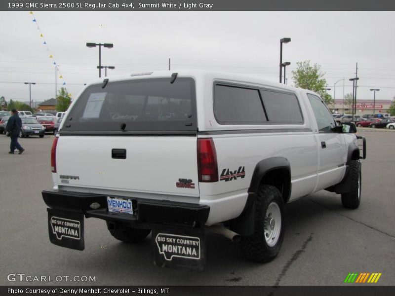 Summit White / Light Gray 1999 GMC Sierra 2500 SL Regular Cab 4x4