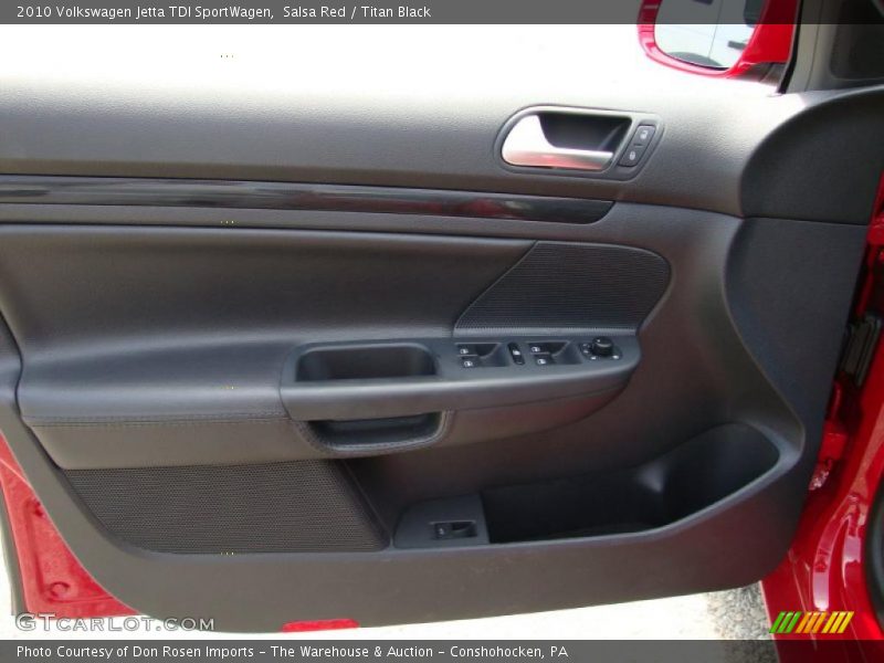 Salsa Red / Titan Black 2010 Volkswagen Jetta TDI SportWagen