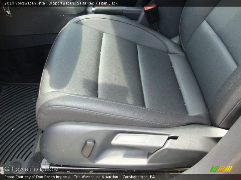 Salsa Red / Titan Black 2010 Volkswagen Jetta TDI SportWagen