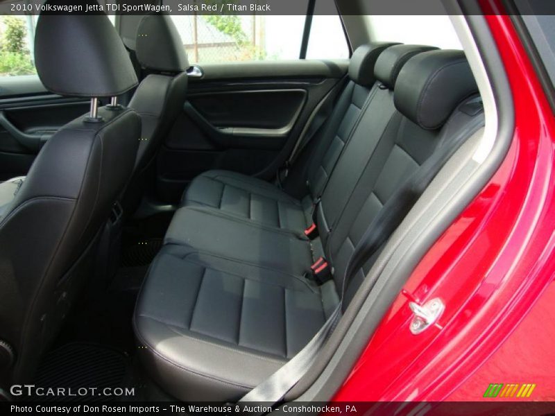 Salsa Red / Titan Black 2010 Volkswagen Jetta TDI SportWagen