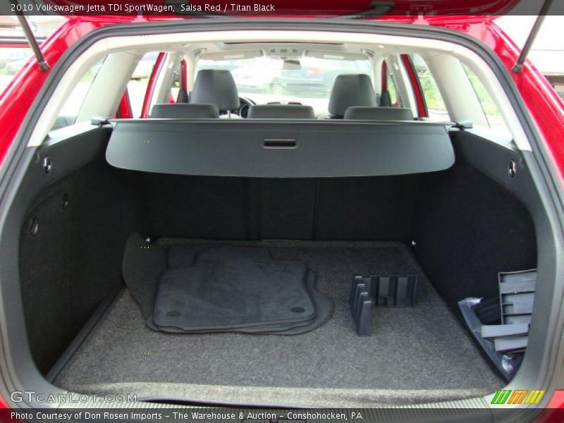 Salsa Red / Titan Black 2010 Volkswagen Jetta TDI SportWagen