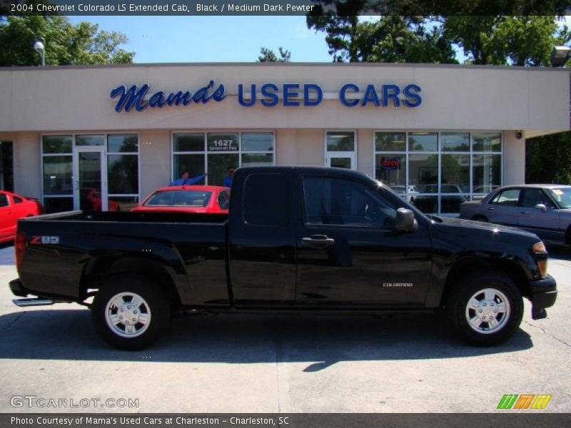 Black / Medium Dark Pewter 2004 Chevrolet Colorado LS Extended Cab