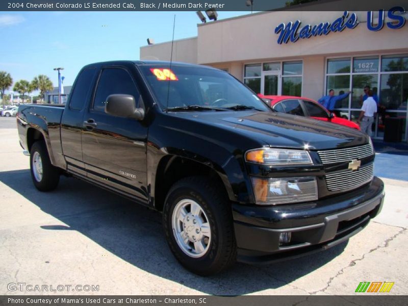 Black / Medium Dark Pewter 2004 Chevrolet Colorado LS Extended Cab