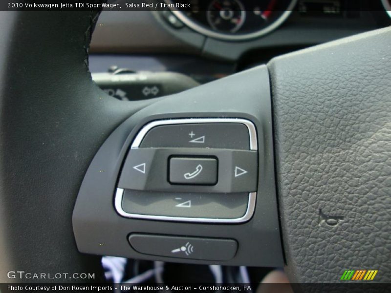 Salsa Red / Titan Black 2010 Volkswagen Jetta TDI SportWagen