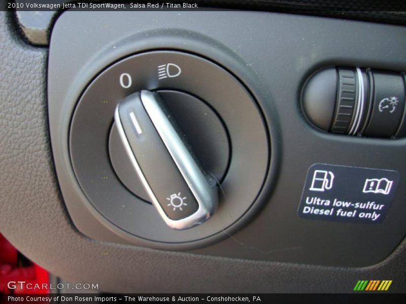 Salsa Red / Titan Black 2010 Volkswagen Jetta TDI SportWagen