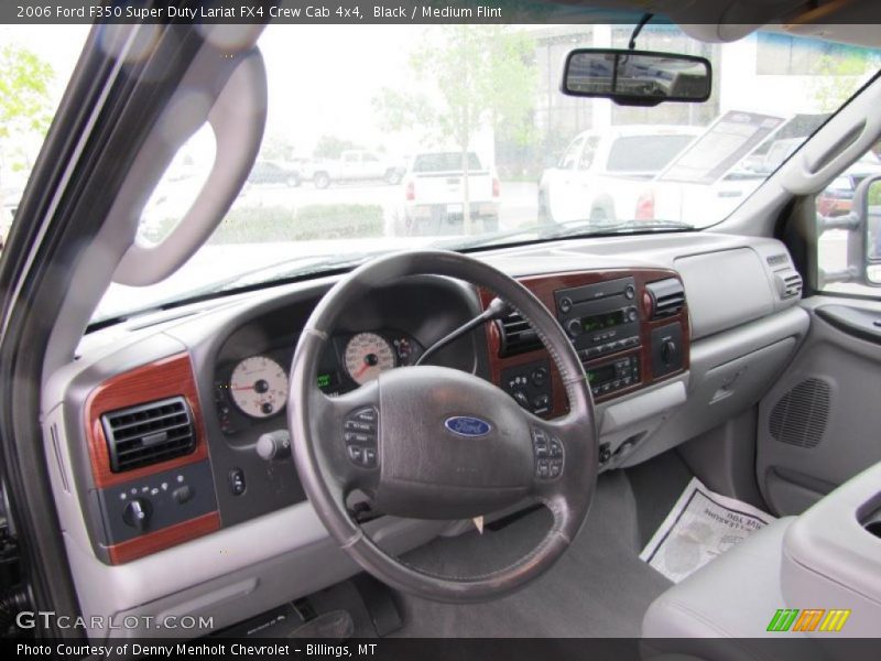 Black / Medium Flint 2006 Ford F350 Super Duty Lariat FX4 Crew Cab 4x4