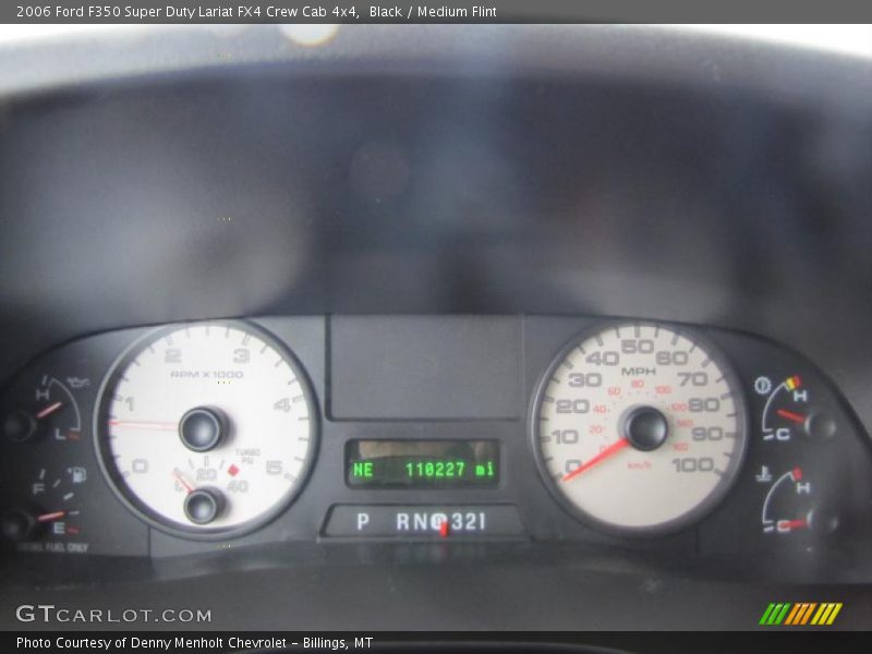 Black / Medium Flint 2006 Ford F350 Super Duty Lariat FX4 Crew Cab 4x4