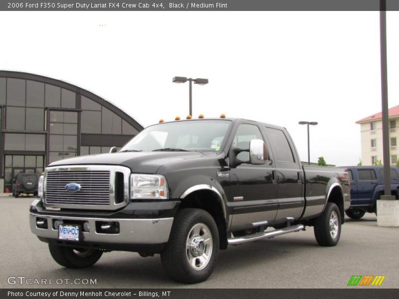 Black / Medium Flint 2006 Ford F350 Super Duty Lariat FX4 Crew Cab 4x4