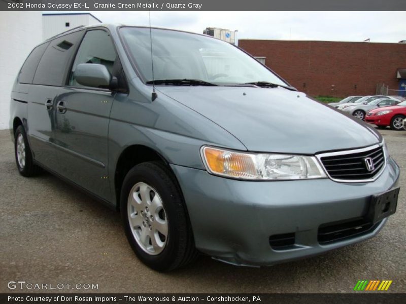 Granite Green Metallic / Quartz Gray 2002 Honda Odyssey EX-L