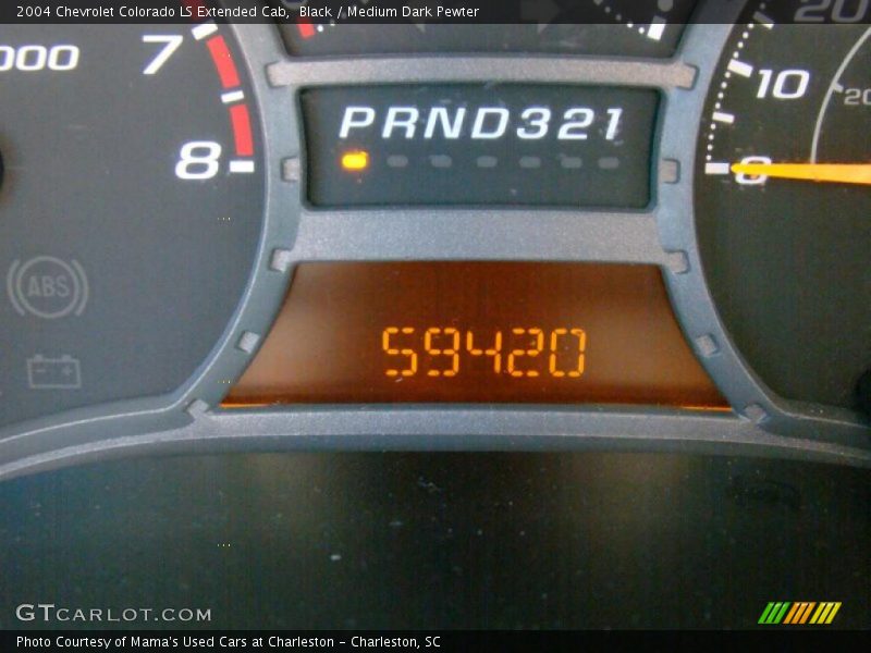 Black / Medium Dark Pewter 2004 Chevrolet Colorado LS Extended Cab