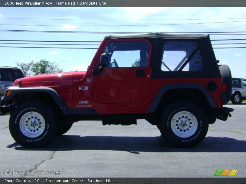 Flame Red / Dark Slate Gray 2006 Jeep Wrangler X 4x4