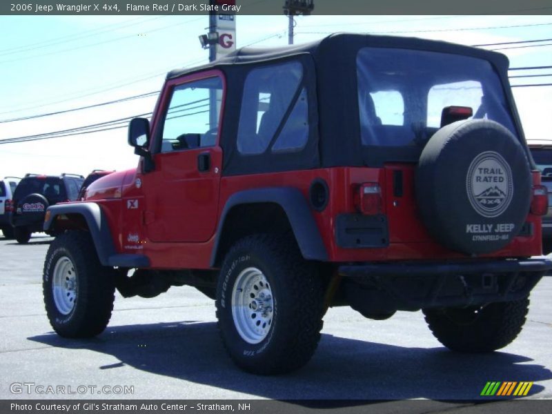 Flame Red / Dark Slate Gray 2006 Jeep Wrangler X 4x4