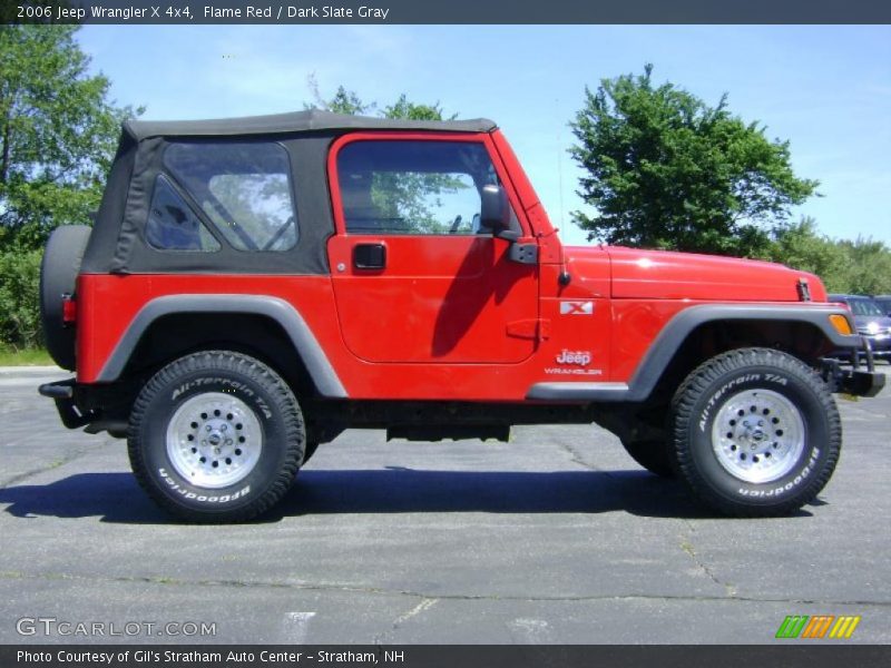 Flame Red / Dark Slate Gray 2006 Jeep Wrangler X 4x4