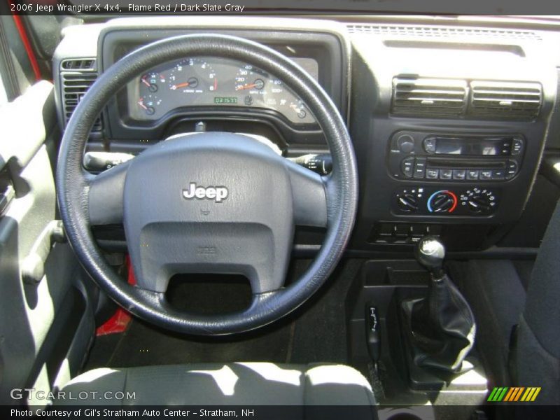 Flame Red / Dark Slate Gray 2006 Jeep Wrangler X 4x4