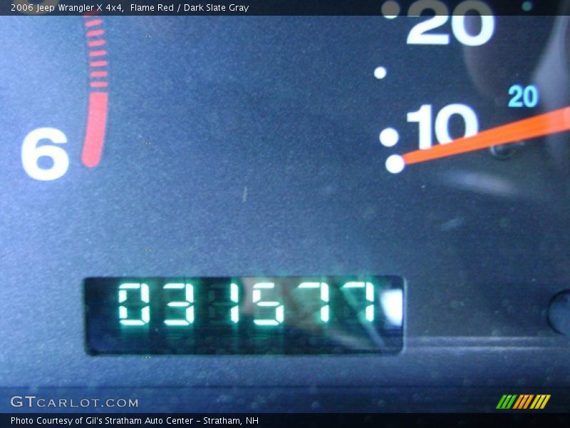 Flame Red / Dark Slate Gray 2006 Jeep Wrangler X 4x4