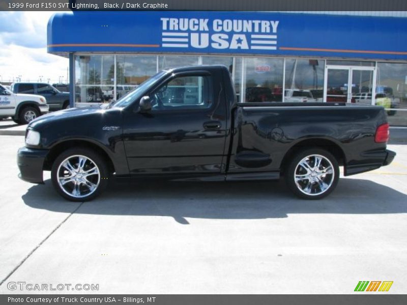 Black / Dark Graphite 1999 Ford F150 SVT Lightning