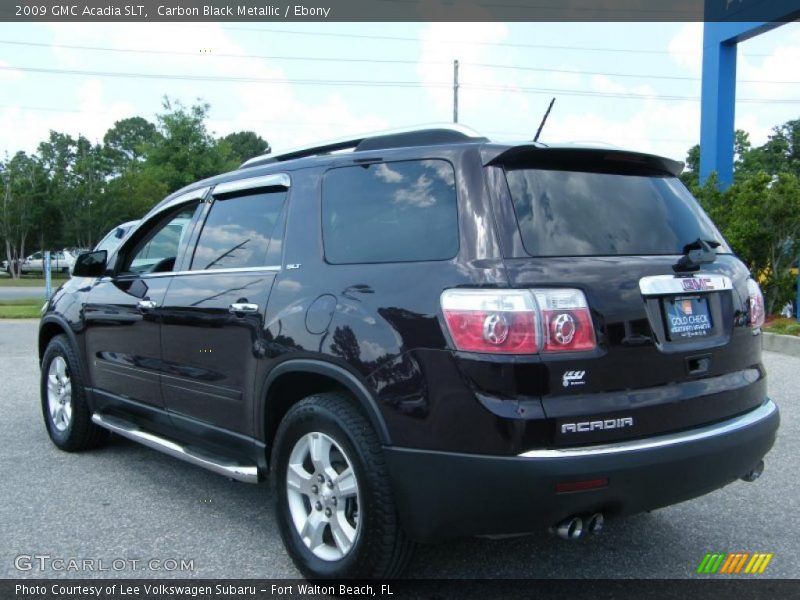 Carbon Black Metallic / Ebony 2009 GMC Acadia SLT