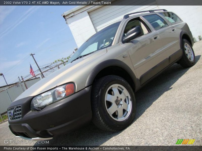 Ash Gold Metallic / Taupe/Taupe 2002 Volvo V70 2.4T XC AWD Wagon