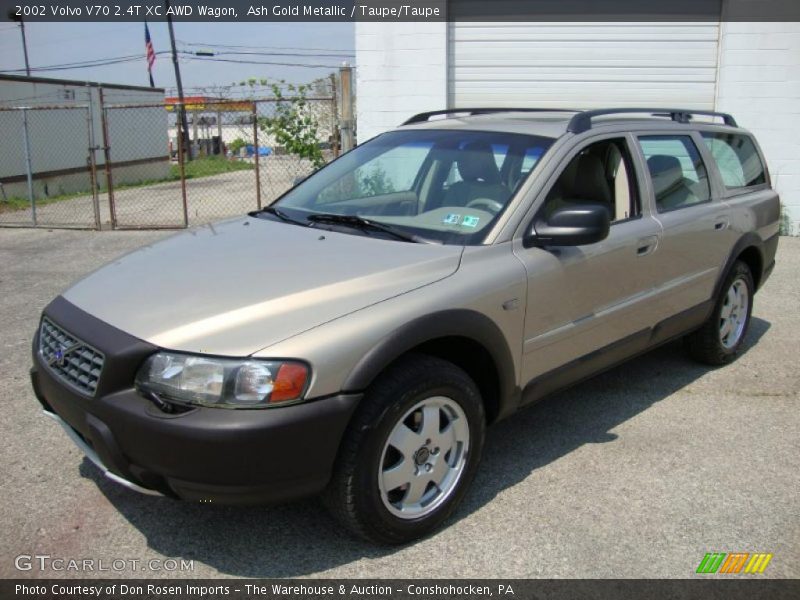 Ash Gold Metallic / Taupe/Taupe 2002 Volvo V70 2.4T XC AWD Wagon