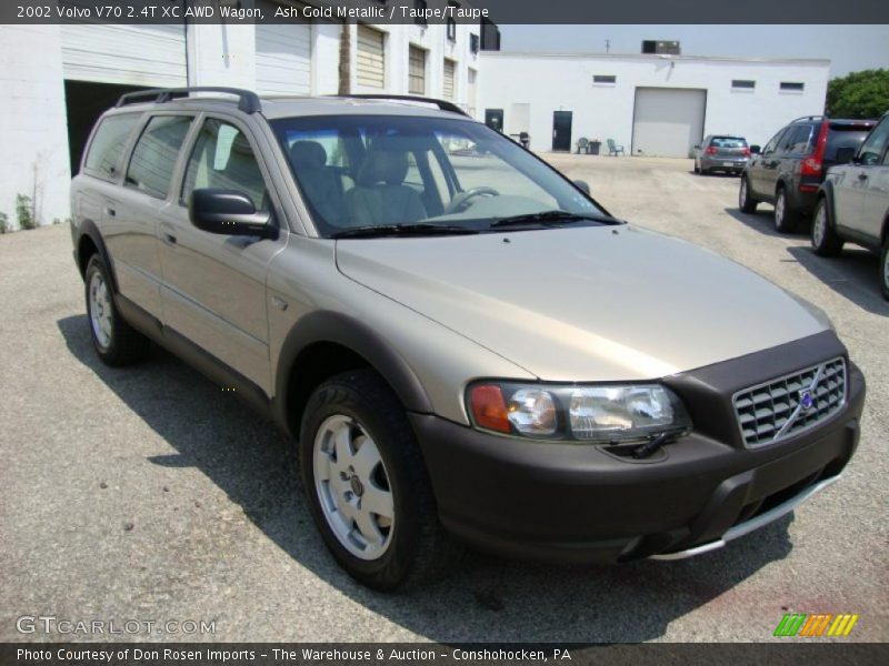 Ash Gold Metallic / Taupe/Taupe 2002 Volvo V70 2.4T XC AWD Wagon