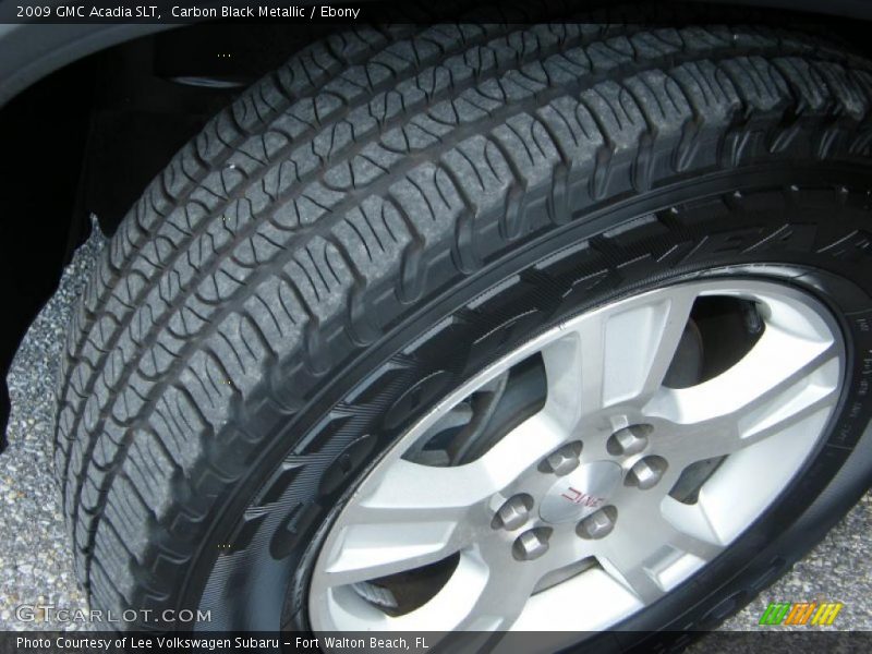 Carbon Black Metallic / Ebony 2009 GMC Acadia SLT