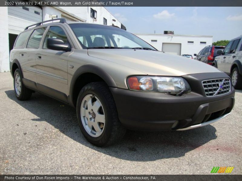 Ash Gold Metallic / Taupe/Taupe 2002 Volvo V70 2.4T XC AWD Wagon