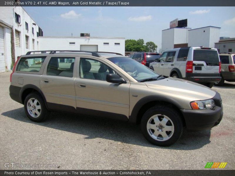 Ash Gold Metallic / Taupe/Taupe 2002 Volvo V70 2.4T XC AWD Wagon