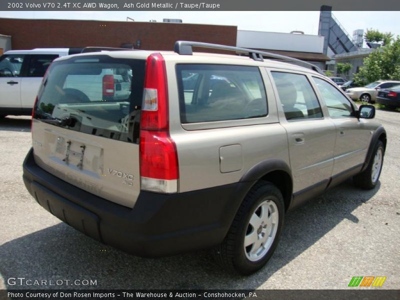 Ash Gold Metallic / Taupe/Taupe 2002 Volvo V70 2.4T XC AWD Wagon