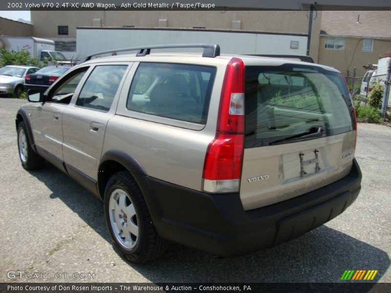 Ash Gold Metallic / Taupe/Taupe 2002 Volvo V70 2.4T XC AWD Wagon
