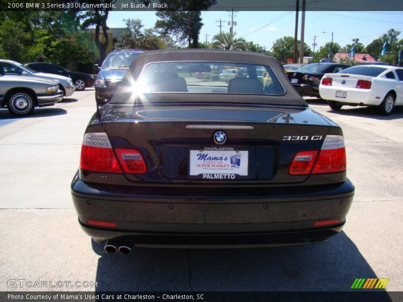 Jet Black / Black 2006 BMW 3 Series 330i Convertible