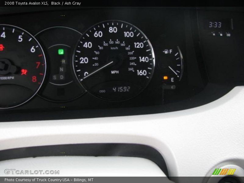 Black / Ash Gray 2008 Toyota Avalon XLS