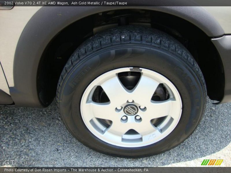 Ash Gold Metallic / Taupe/Taupe 2002 Volvo V70 2.4T XC AWD Wagon