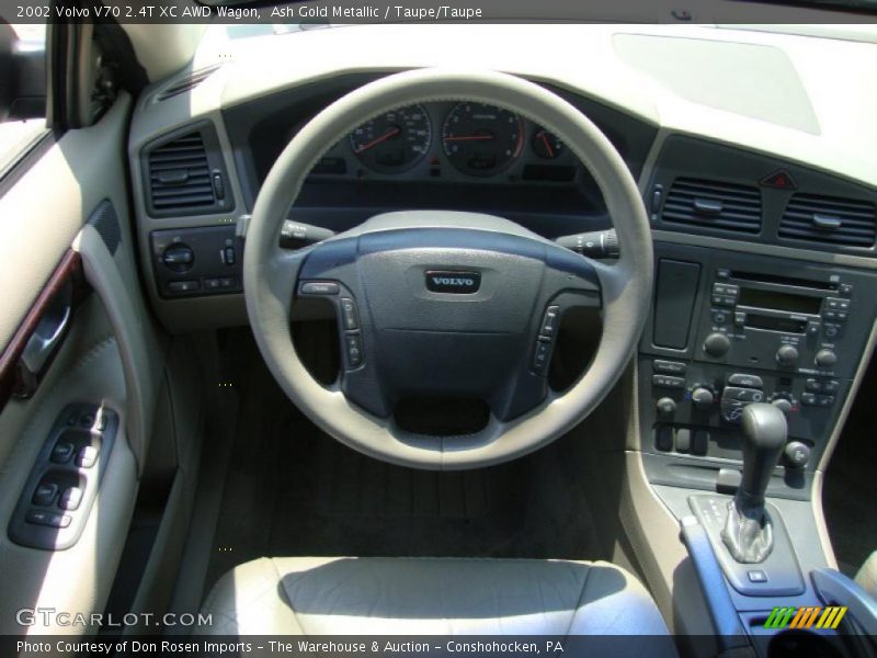 Ash Gold Metallic / Taupe/Taupe 2002 Volvo V70 2.4T XC AWD Wagon