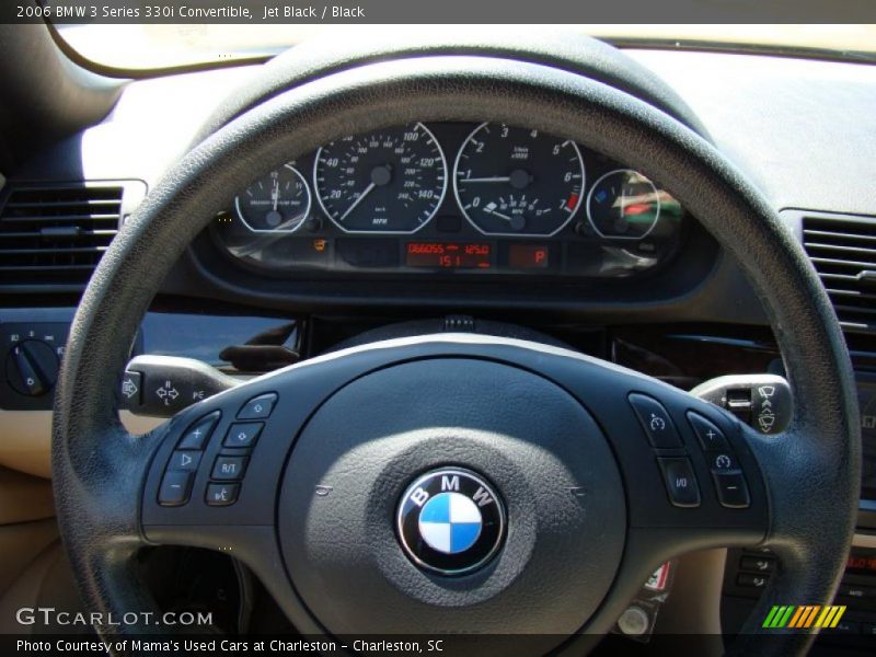 Jet Black / Black 2006 BMW 3 Series 330i Convertible