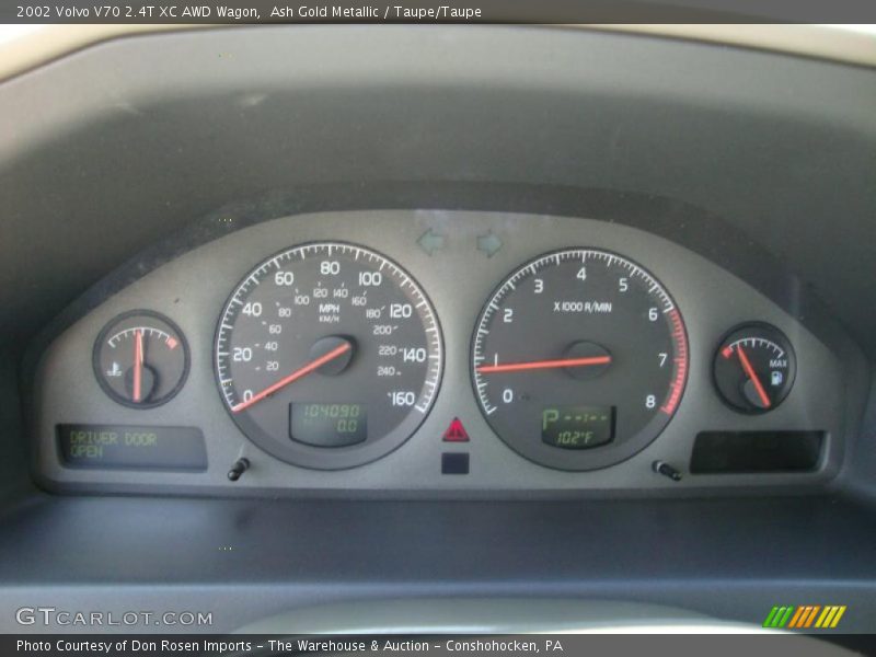 Ash Gold Metallic / Taupe/Taupe 2002 Volvo V70 2.4T XC AWD Wagon