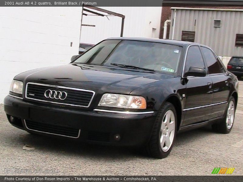 Brilliant Black / Platinum 2001 Audi A8 4.2 quattro