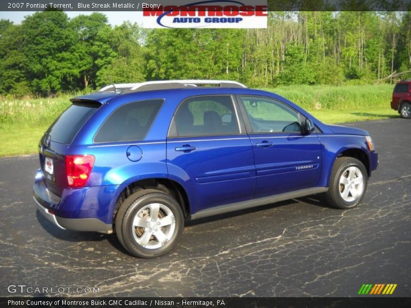 Blue Streak Metallic / Ebony 2007 Pontiac Torrent