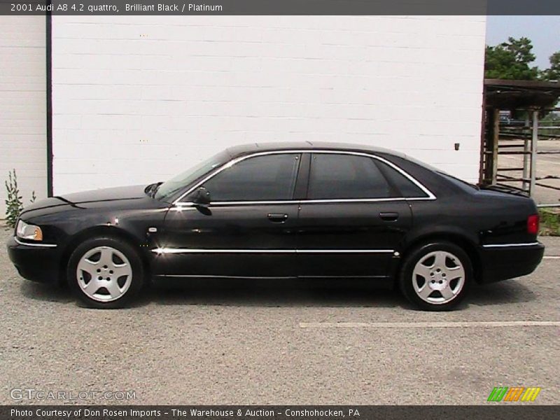 Brilliant Black / Platinum 2001 Audi A8 4.2 quattro