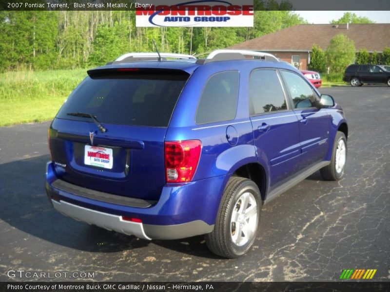 Blue Streak Metallic / Ebony 2007 Pontiac Torrent