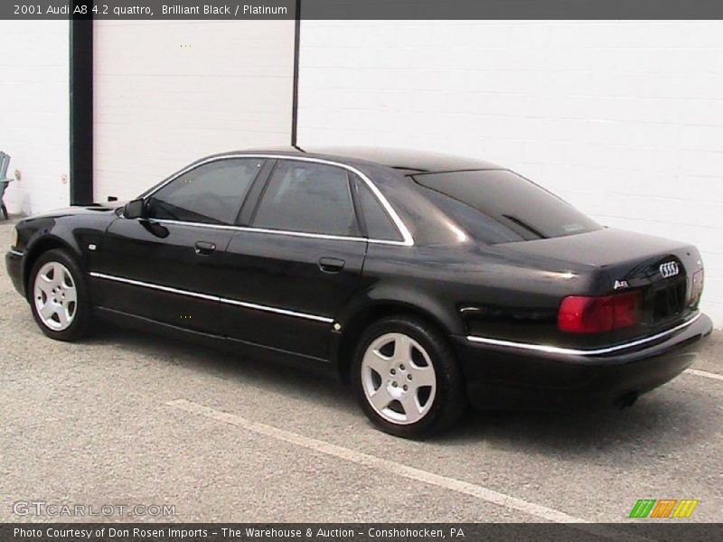 Brilliant Black / Platinum 2001 Audi A8 4.2 quattro